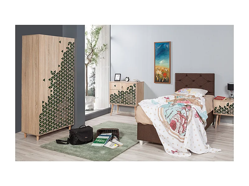 Armario Stil-121 sonoma color roble 90x192x52 cm