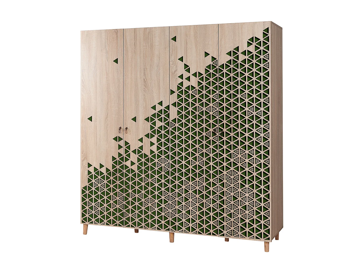 Armario İMAJ-121 sonoma color roble 180x192x52 cm