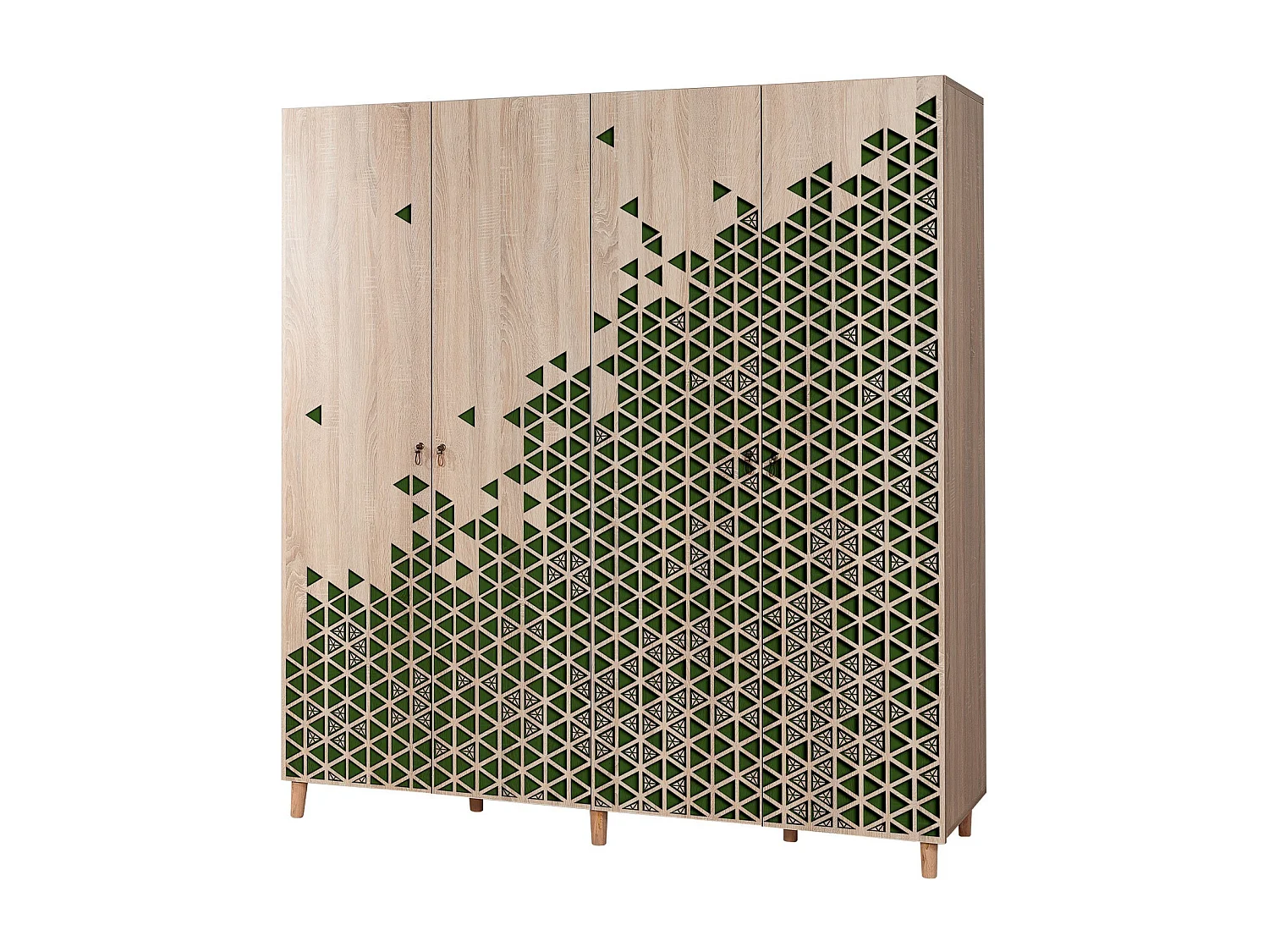 Armario İMAJ-121 sonoma color roble 180x192x52 cm