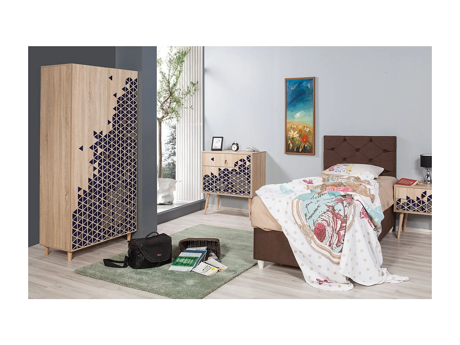 Armario Stil-123 sonoma color roble 90x192x52 cm