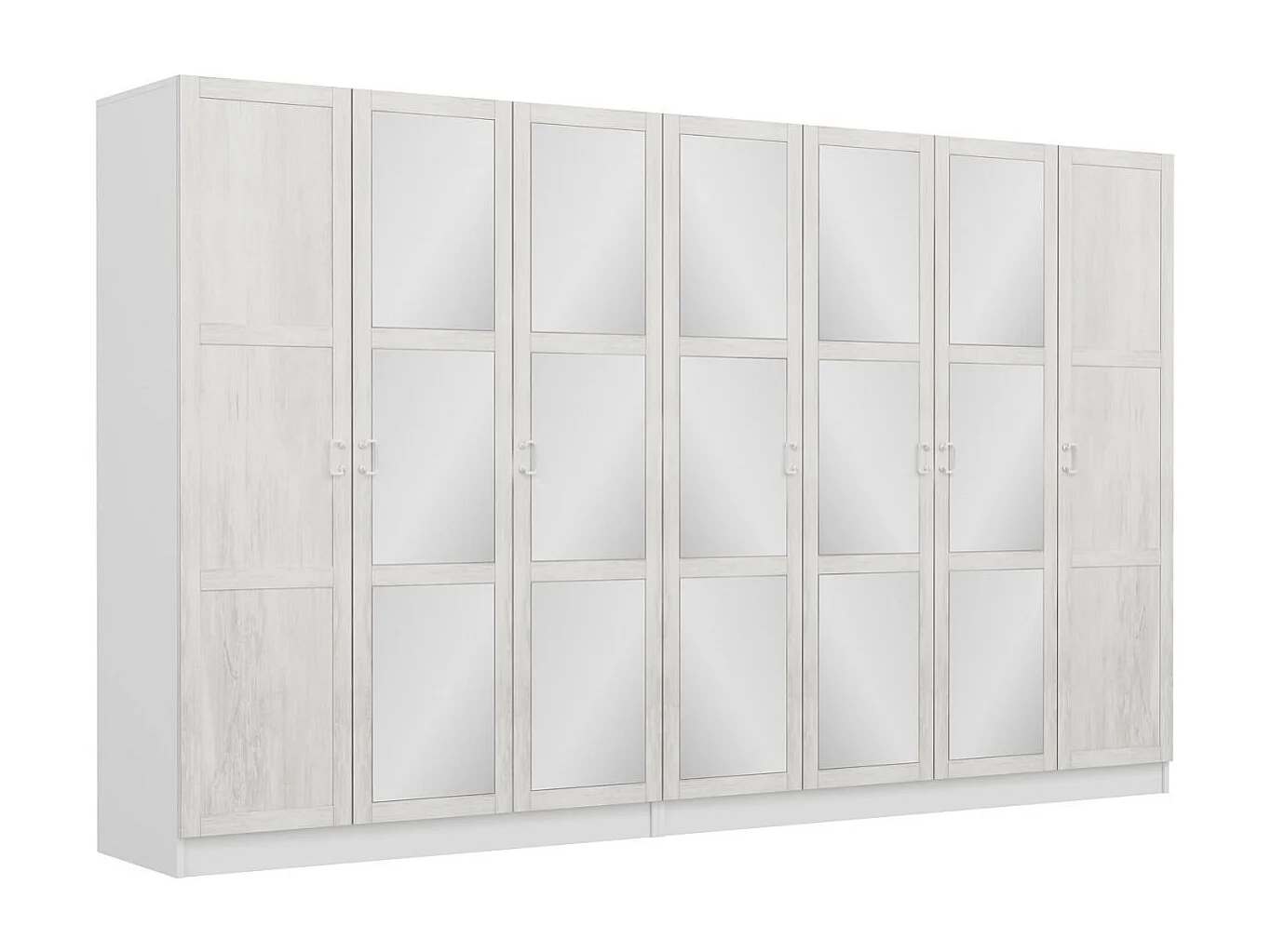 Armario Kale Country-2467 blanco 315x190x52 cm