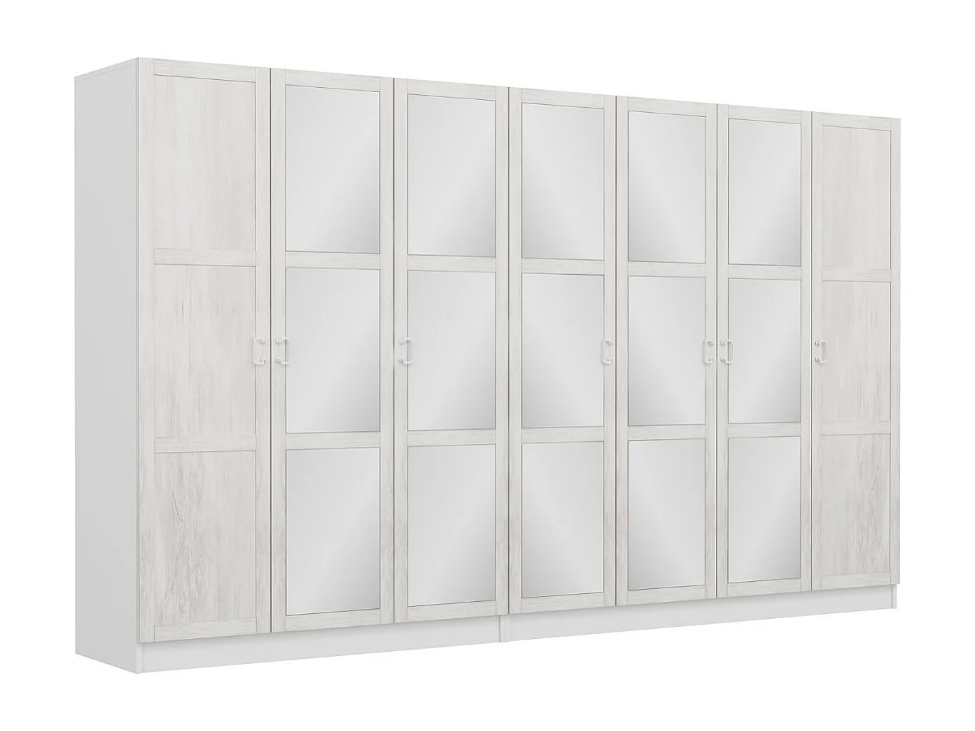 Armario Kale Country-2467 blanco 315x190x52 cm