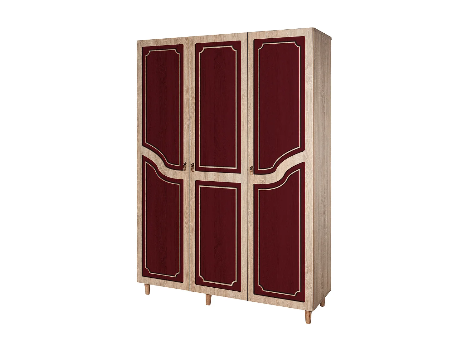 Armario MODE-621 sonoma color roble 135x192x52 cm