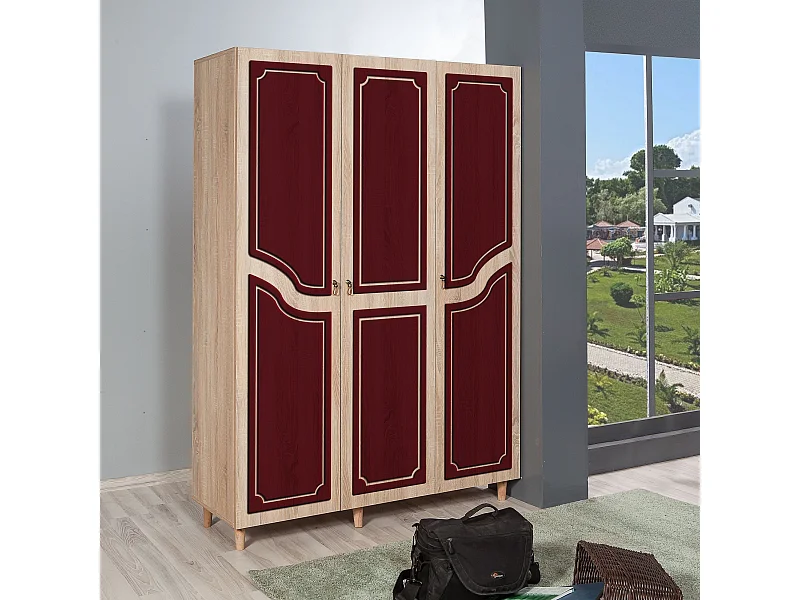 Armario MODE-621 sonoma color roble 135x192x52 cm