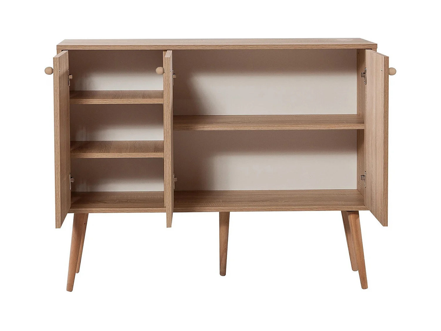 Aparador MEGA-123 sonoma color roble 120x36x90 cm