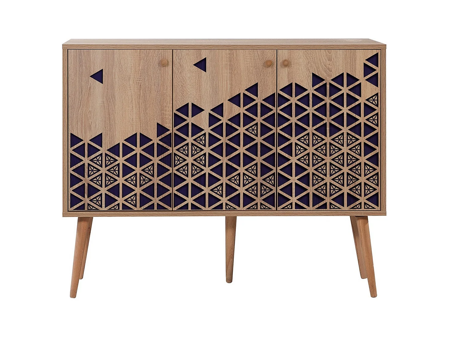 Aparador MEGA-123 sonoma color roble 120x36x90 cm