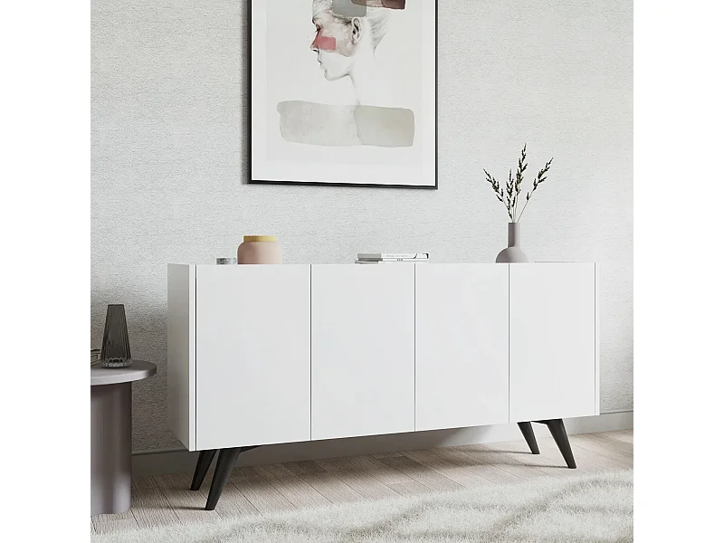 Aparador Petra Blanco 150x40x68 cm