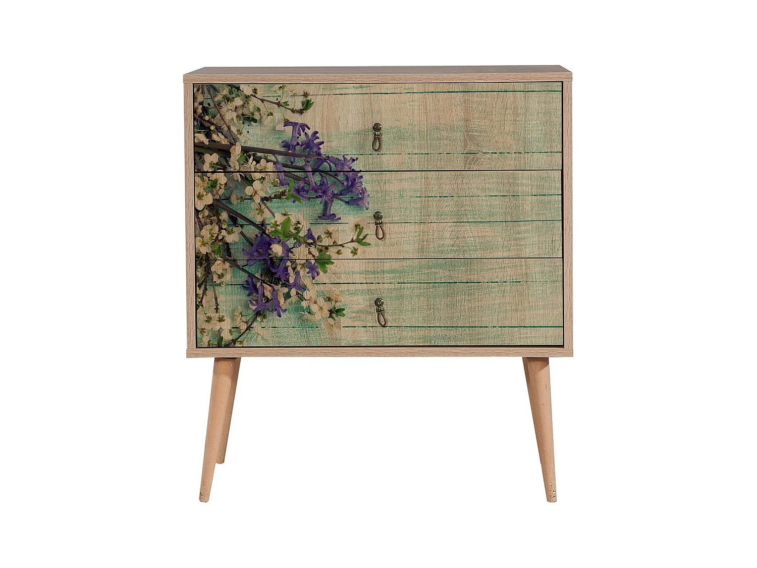 Cómoda Trio-727 sonoma color roble 80x40x90 cm