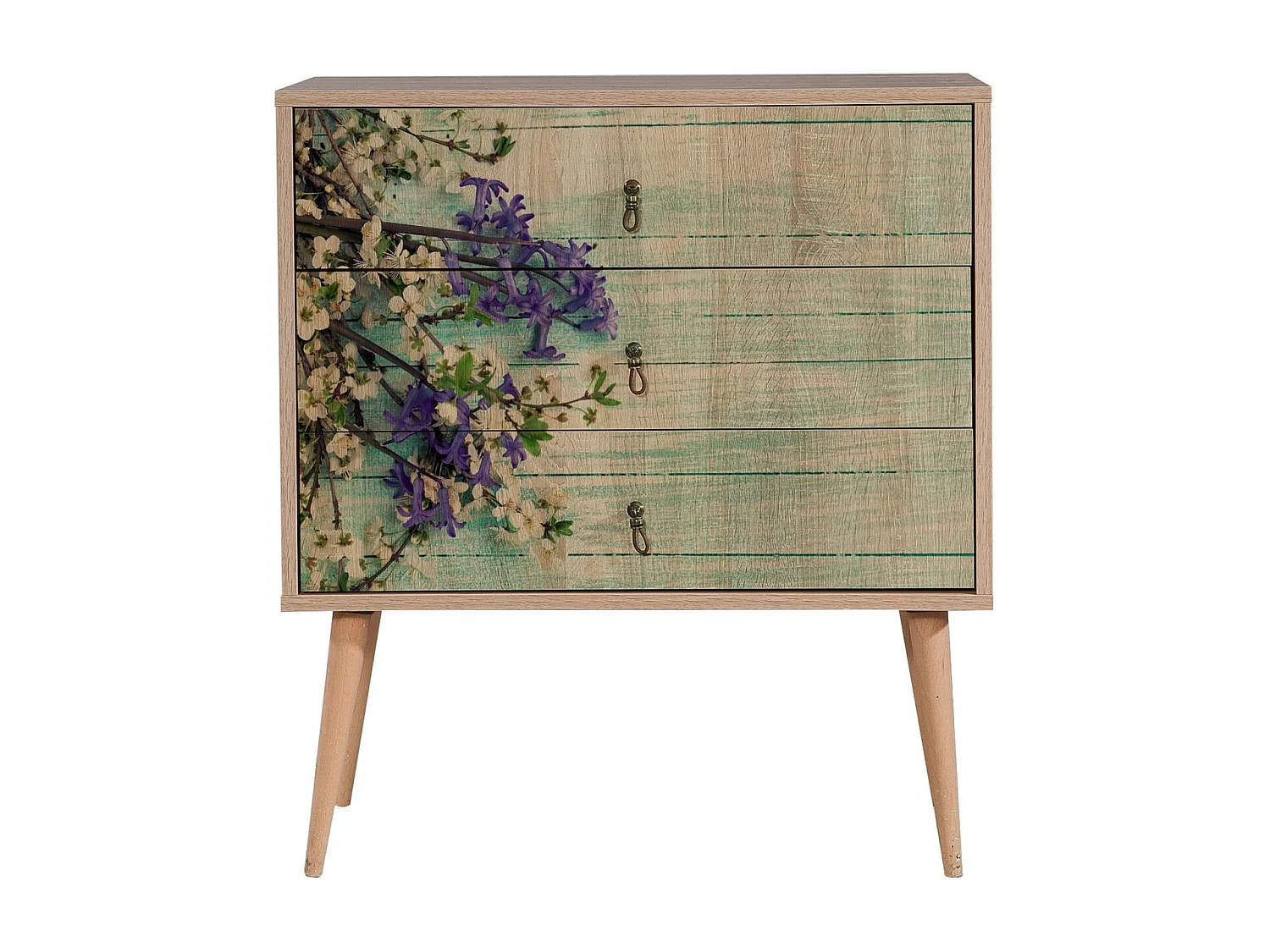 Cómoda Trio-727 sonoma color roble 80x40x90 cm