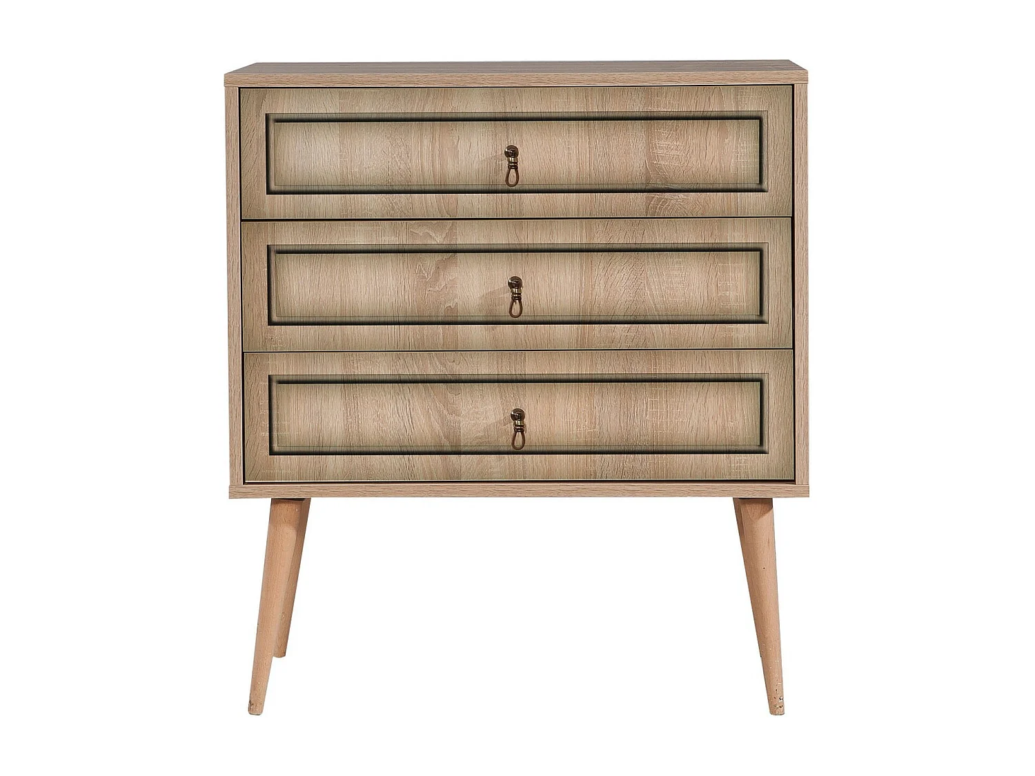 Cómoda Trio-421 sonoma color roble 80x40x90 cm