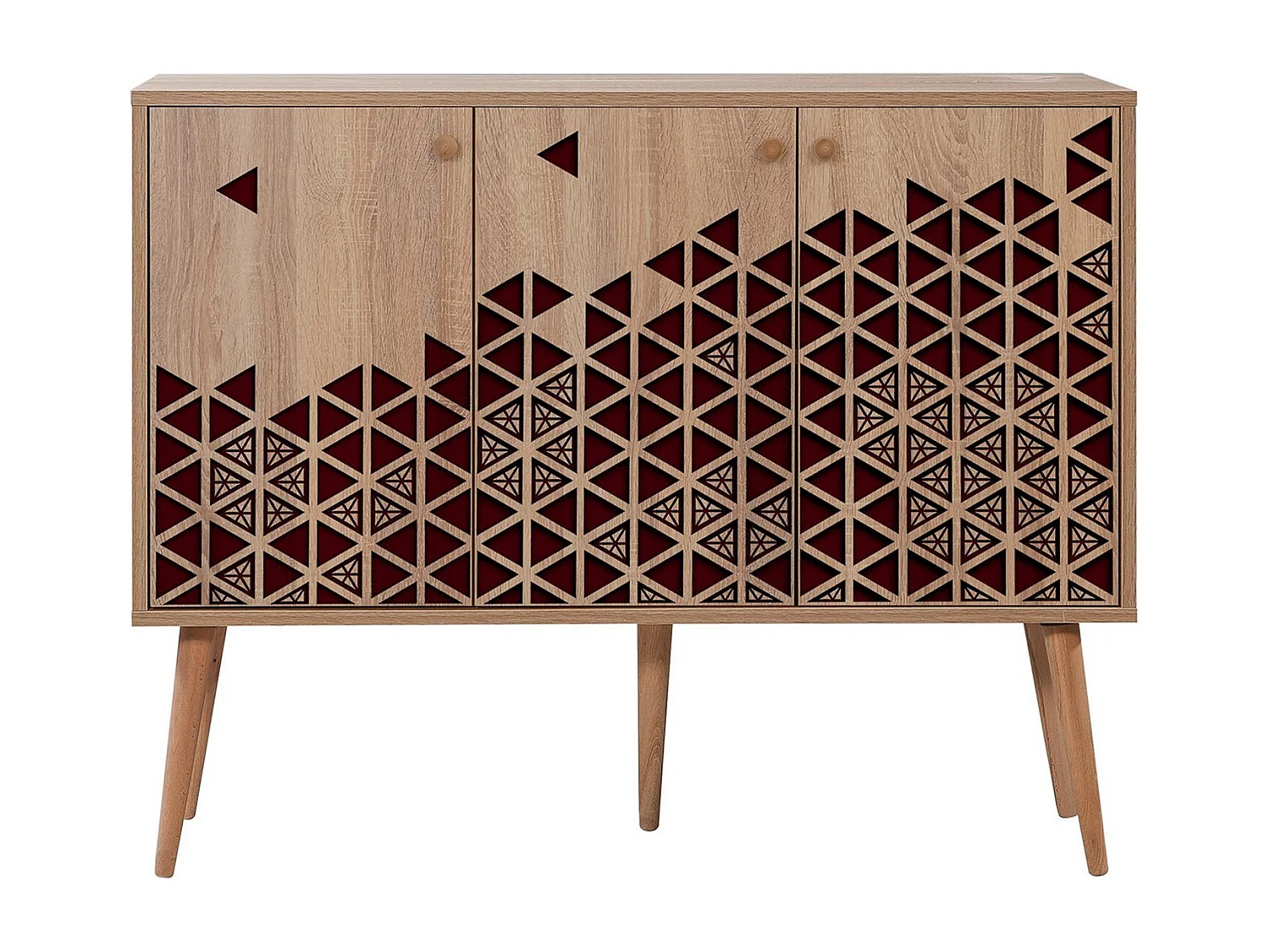 Aparador Mega-122 sonoma color roble 120x36x90 cm