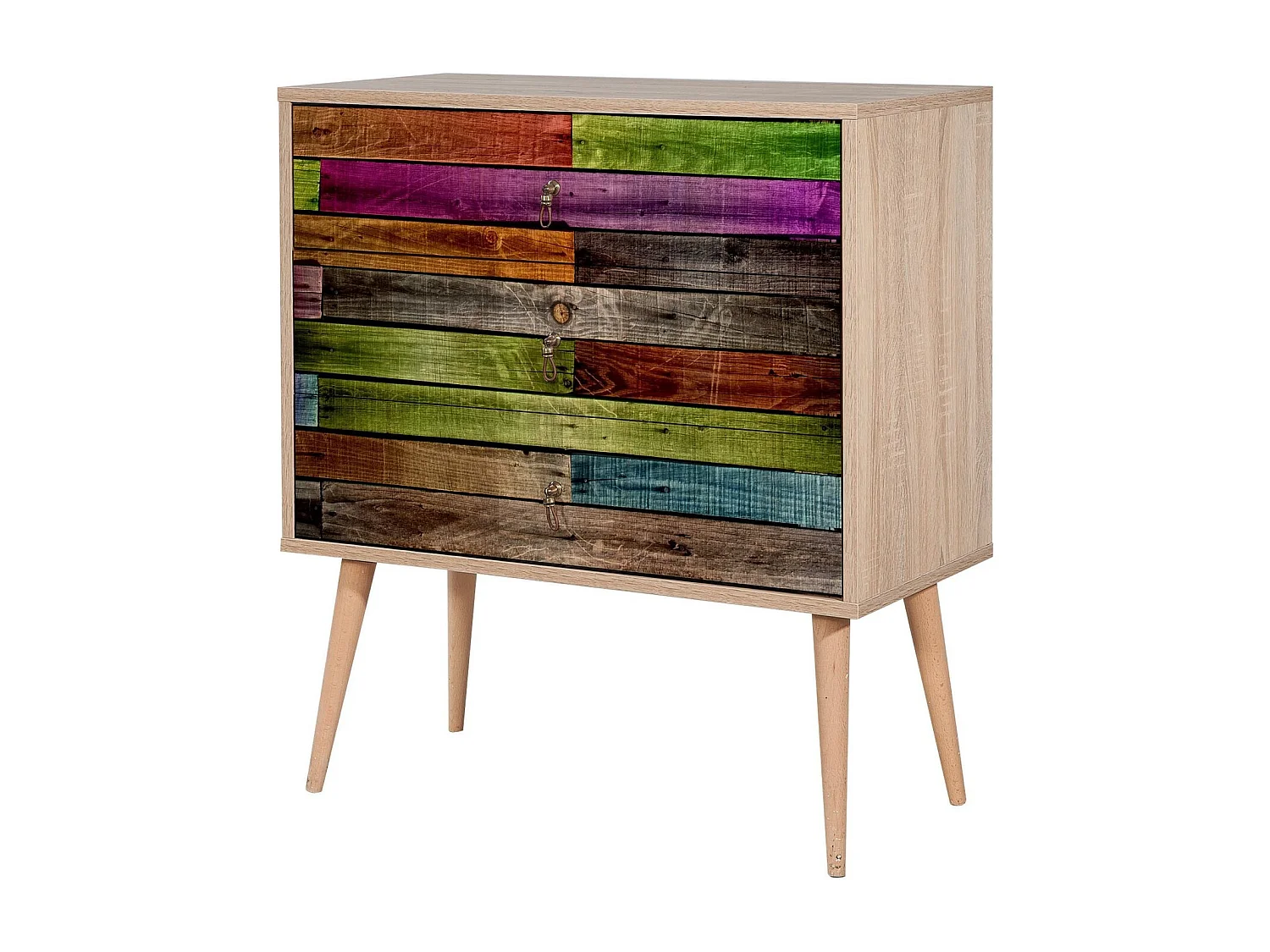 Cómoda Trio-726 sonoma color roble 80x40x90 cm