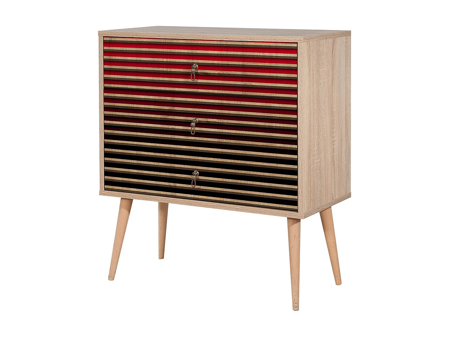 Cómoda Trio-221 sonoma color roble 80x40x90 cm