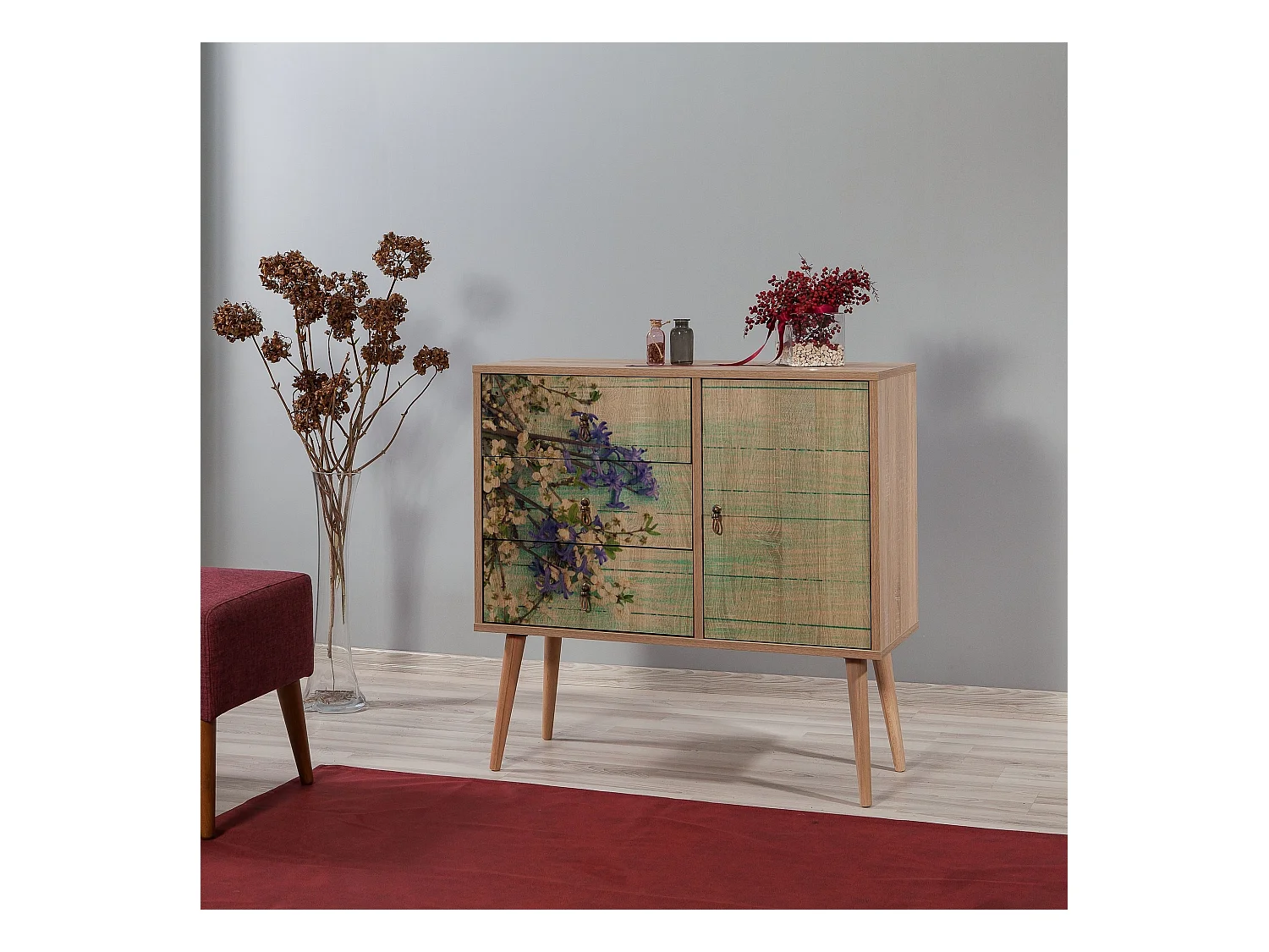 Cómoda VeryBox 727 sonoma color roble 90x40x90 cm