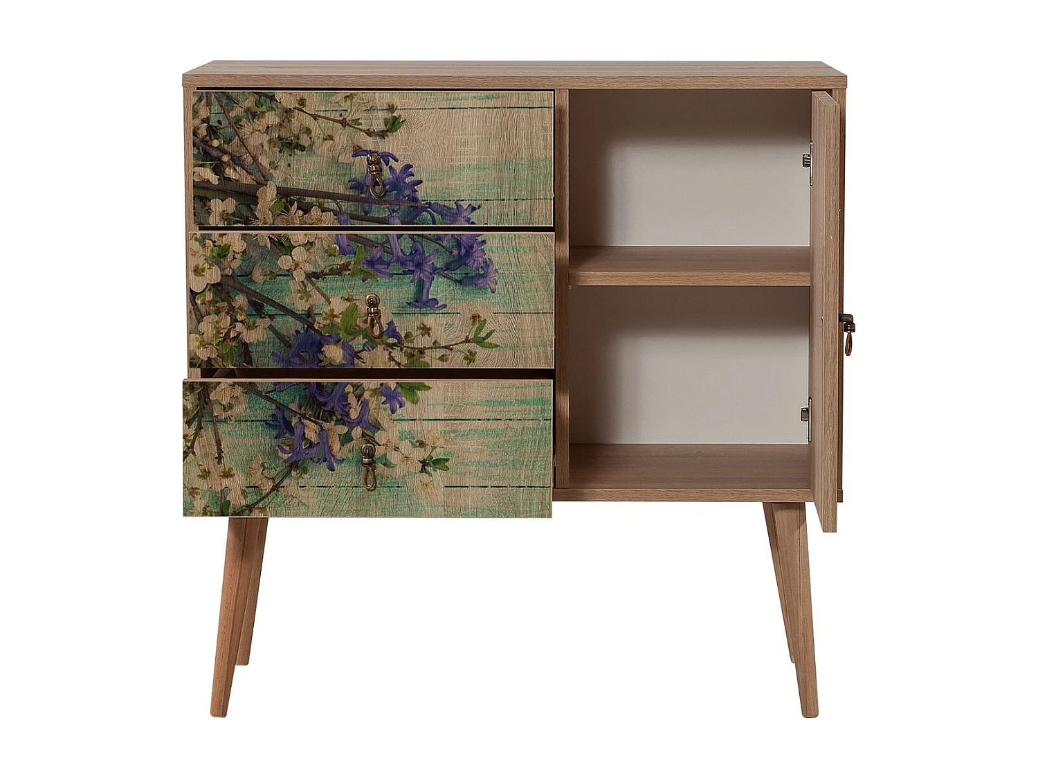 Cómoda VeryBox 727 sonoma color roble 90x40x90 cm