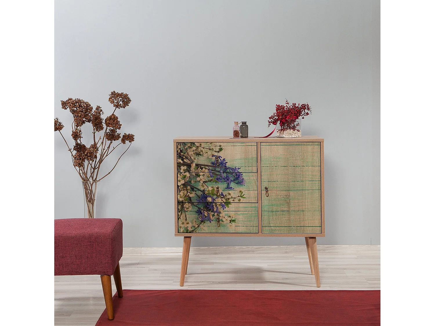 Cómoda VeryBox 727 sonoma color roble 90x40x90 cm