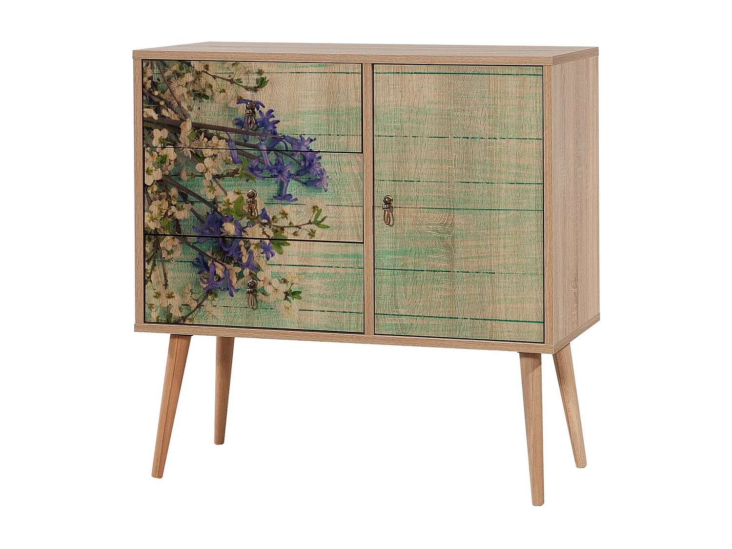 Cómoda VeryBox 727 sonoma color roble 90x40x90 cm