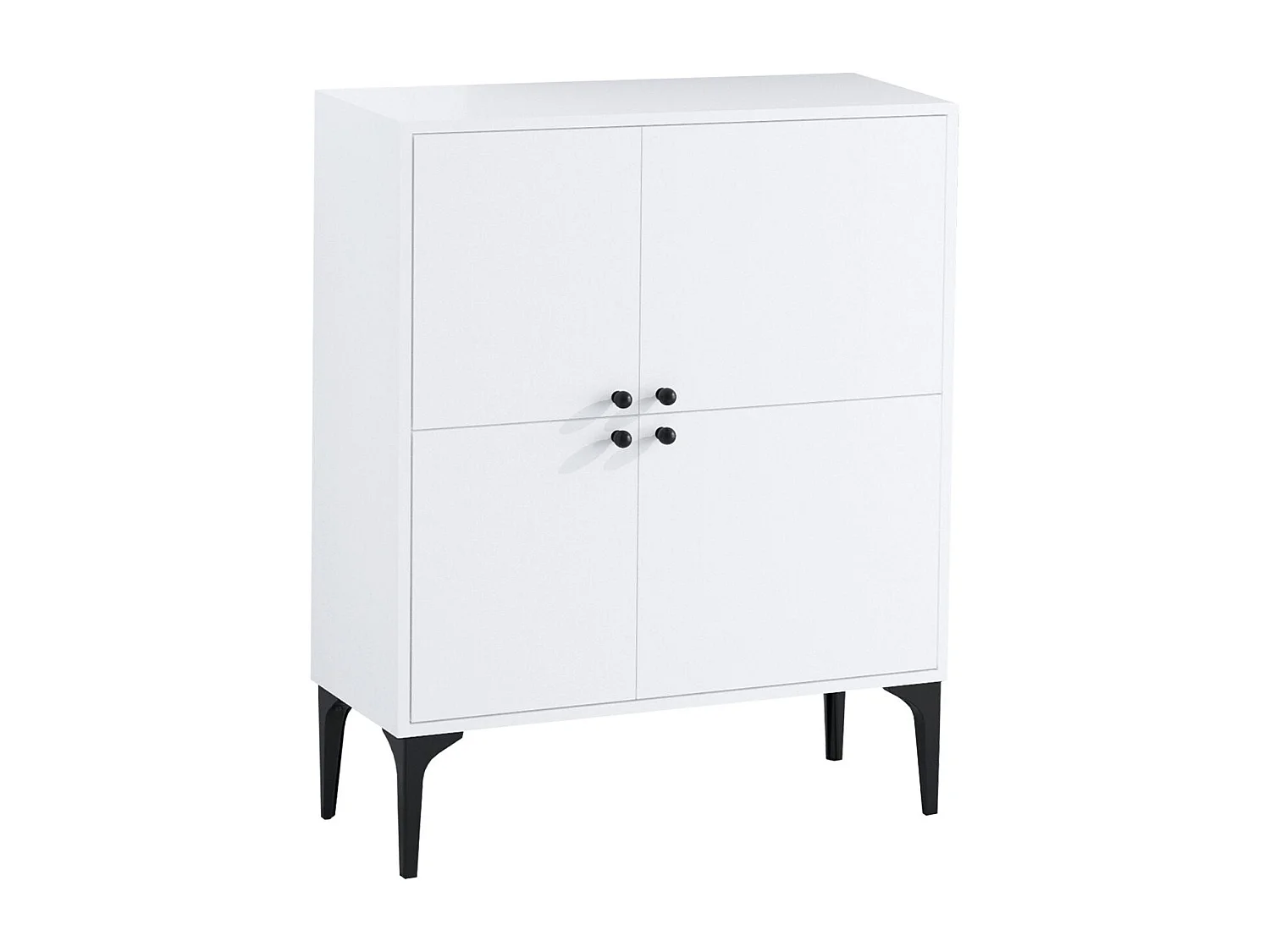 Aparador Moon blanco 90x35x115 cm