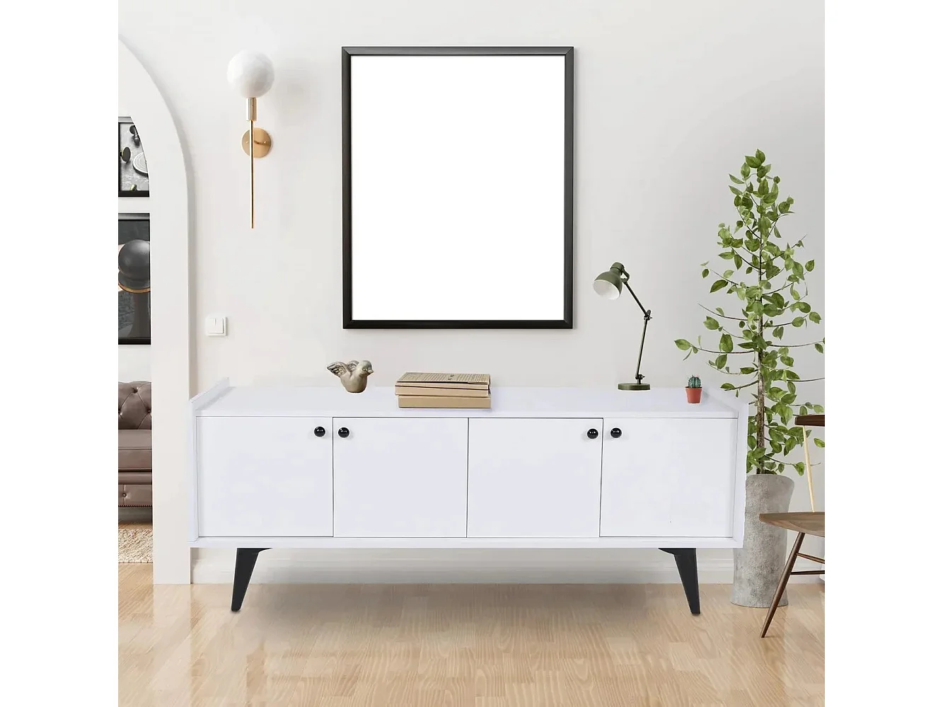 Aparador Lugano Blanco 150x62x40 cm