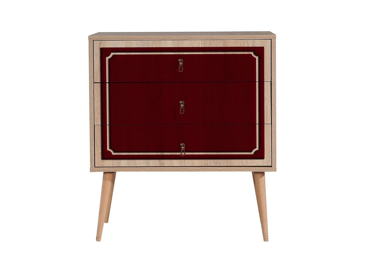 Cómoda Trio-621 sonoma color roble 80x40x90 cm