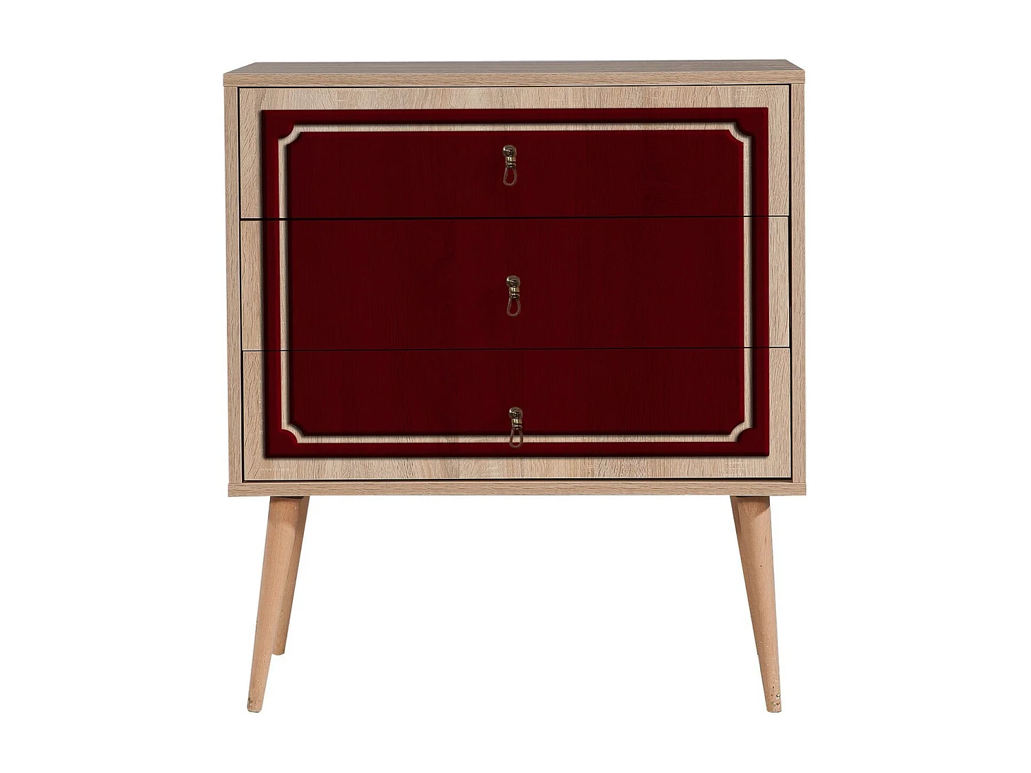 Cómoda Trio-621 sonoma color roble 80x40x90 cm