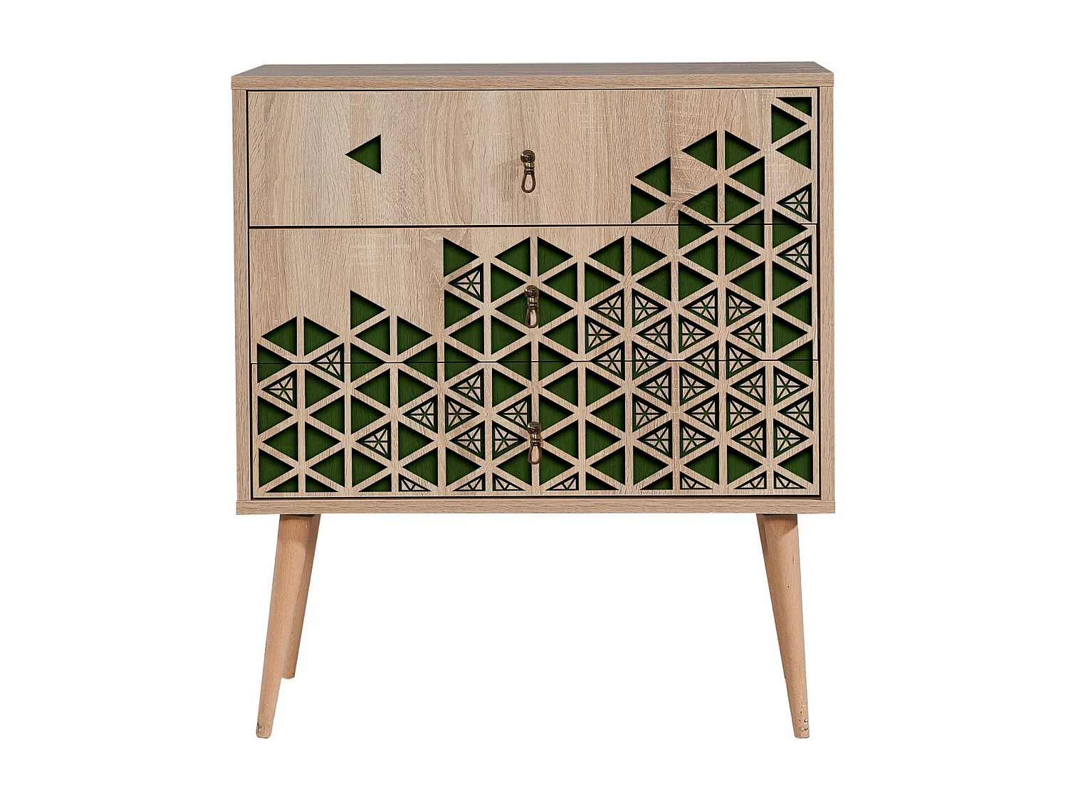 Cómoda Trio-121 sonoma color roble 80x40x90 cm