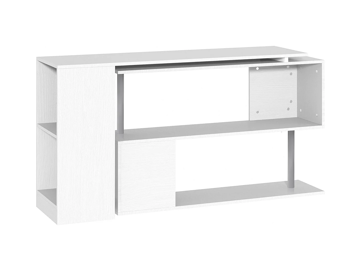 Scrivania moderna e angolare per pc da camera o ufficio