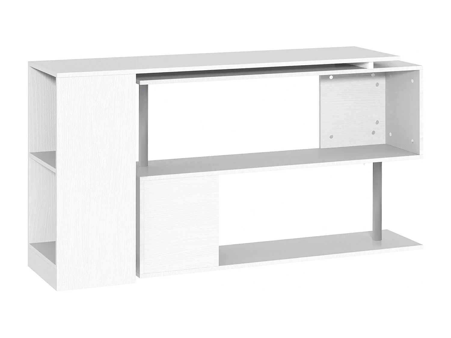 Scrivania moderna e angolare per pc da camera o ufficio