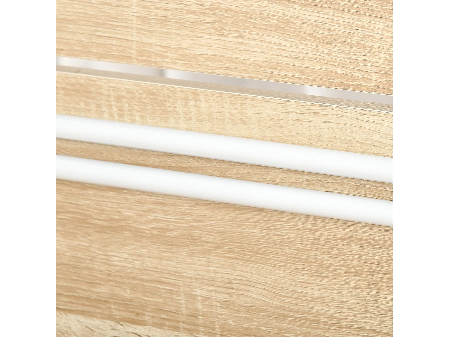 Scrivania pieghevole con mensola legno e metallo 81.5x70x84cm