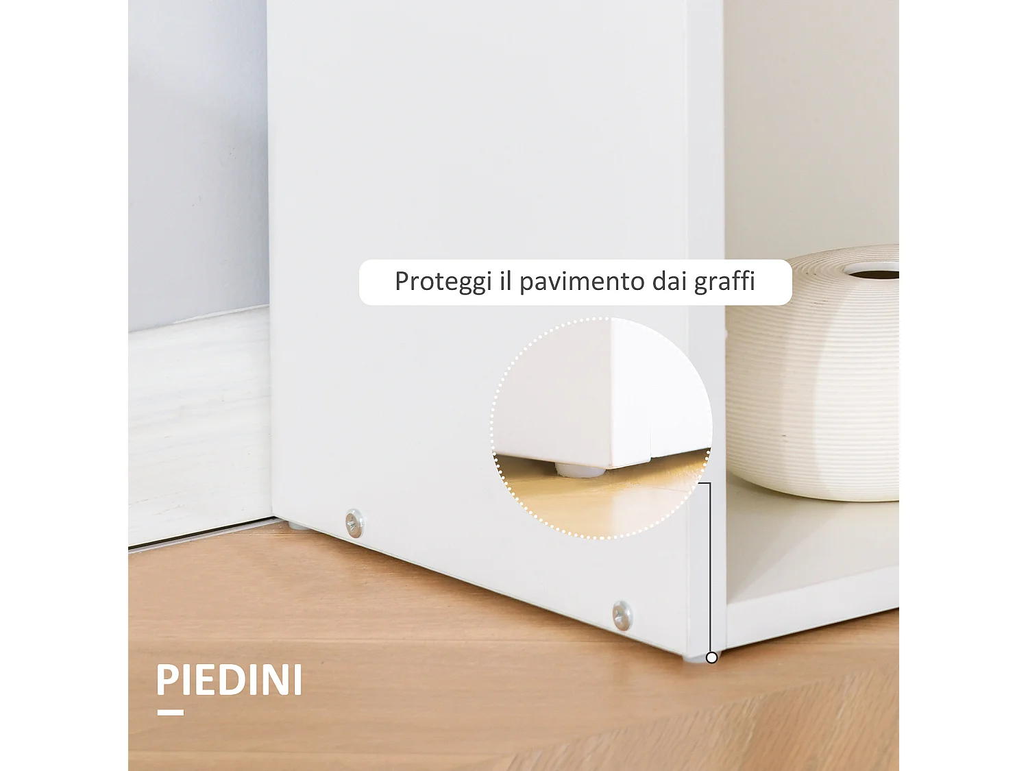 Scrivania Computer con Libreria Salvaspazio per Ufficio e Studio