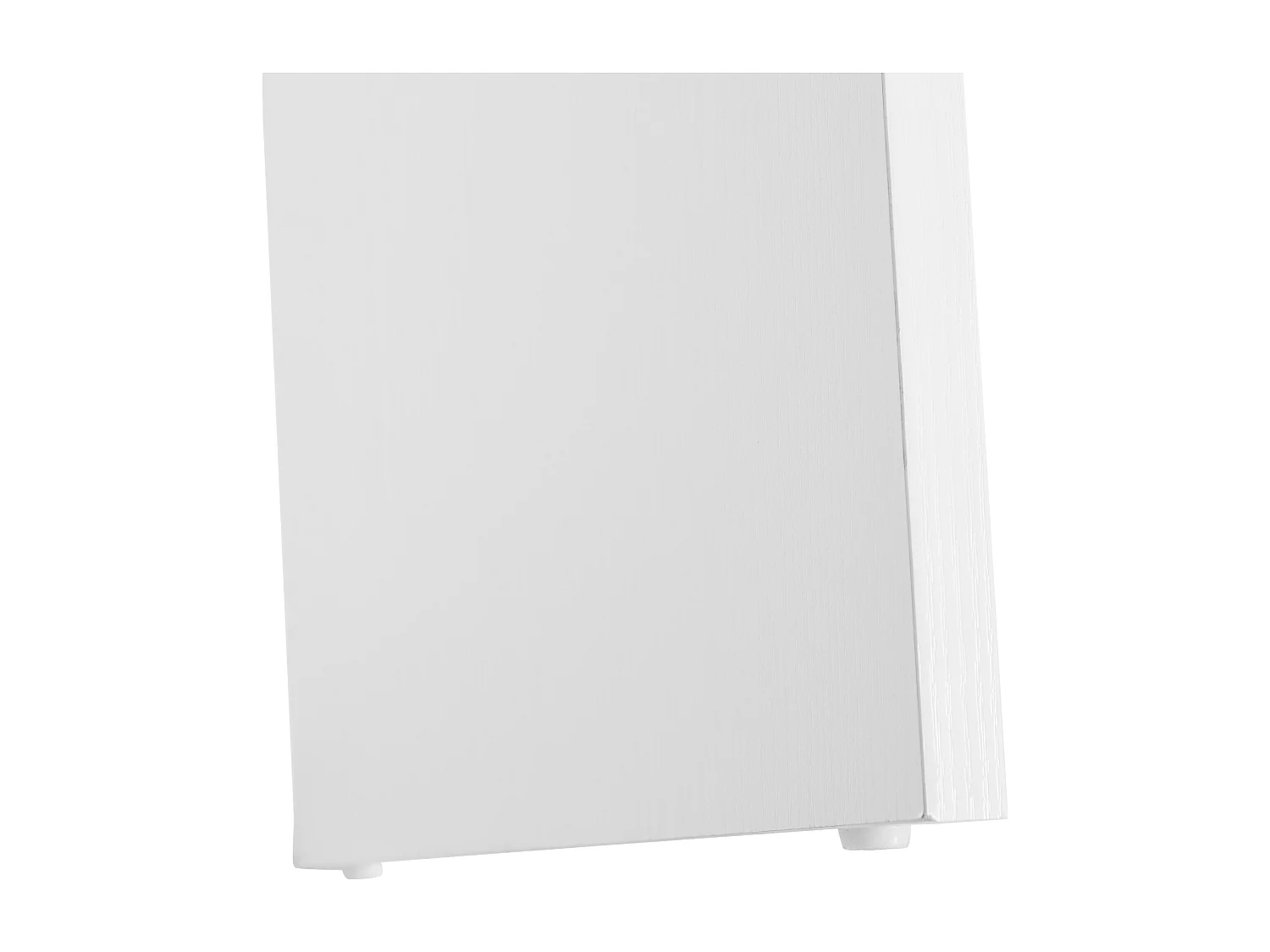 Scrivania angolare con libreria scaffale in legno bianco