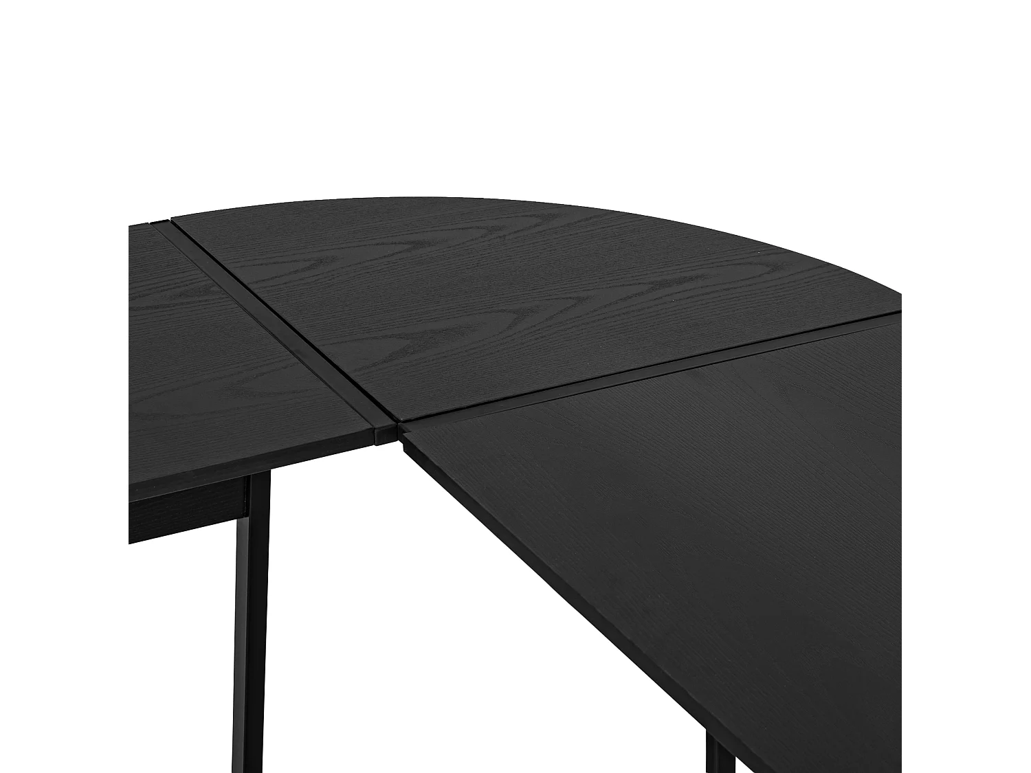 Scrivania gaming angolare salvaspazio in legno e metallo nera