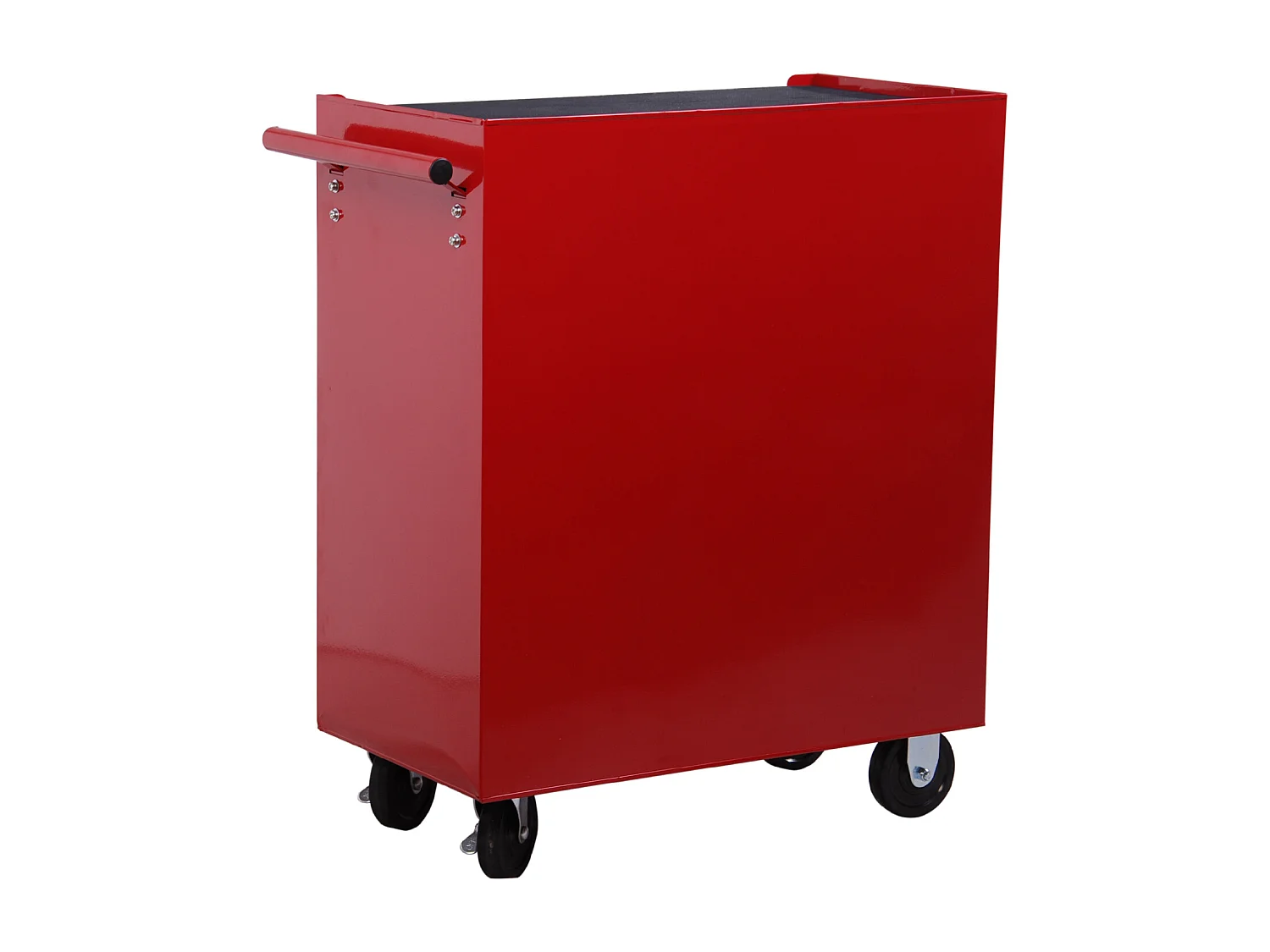 Carrello porta attrezzi con 5 cassetti 67.5x33x77 cm in metallo rosso