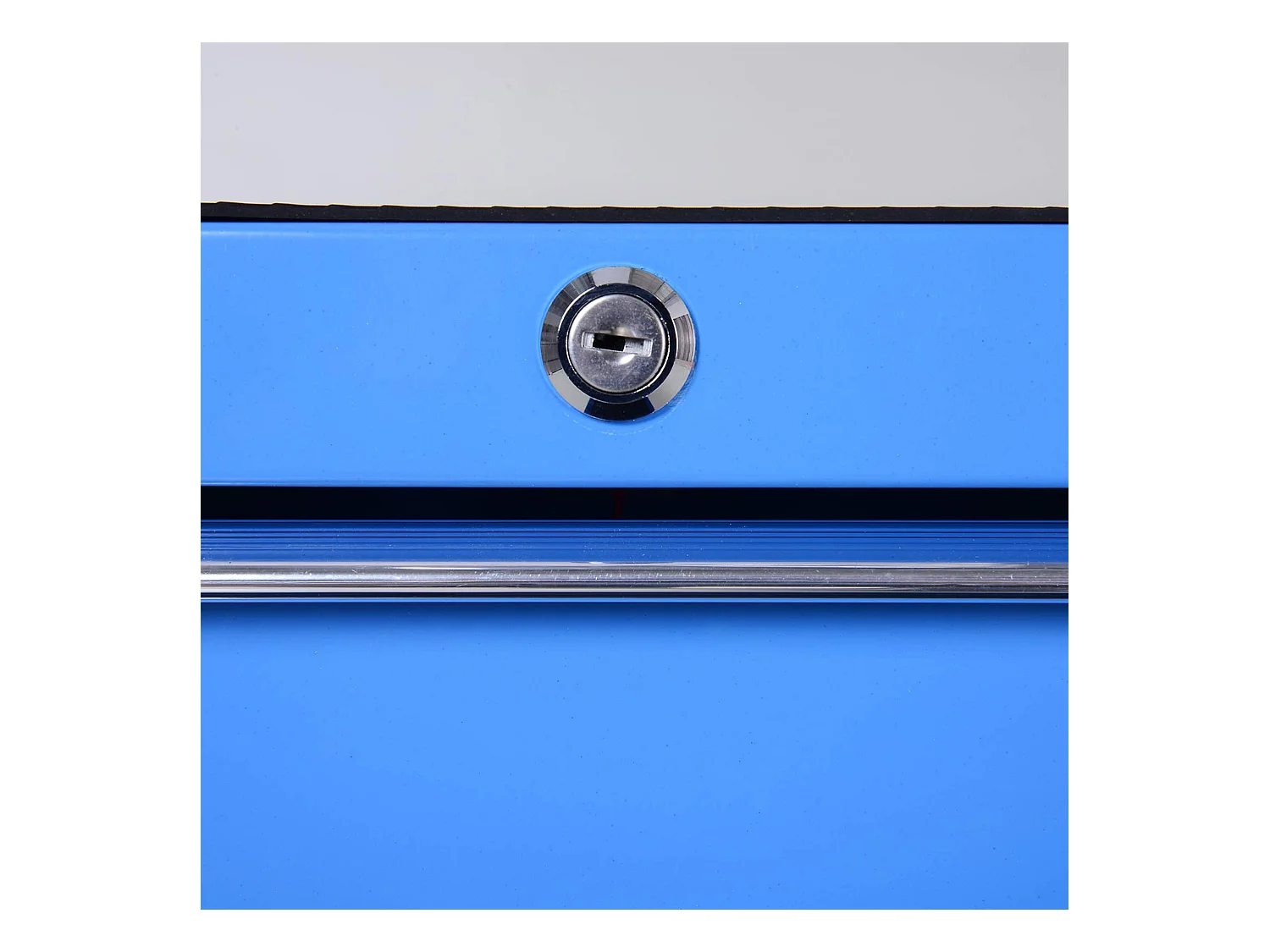 Carrello porta attrezzi con 5 cassetti e ruote in metallo blu