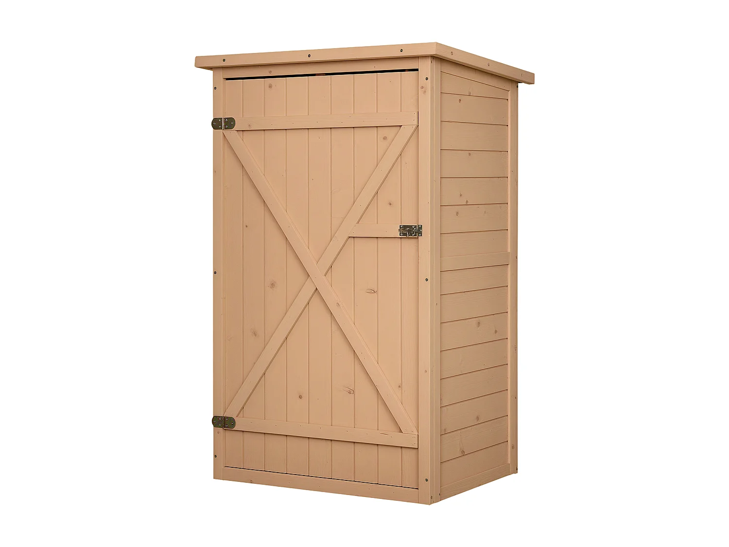 Casetta da giardino in legno di abete impermeabile 75x56x115 cm