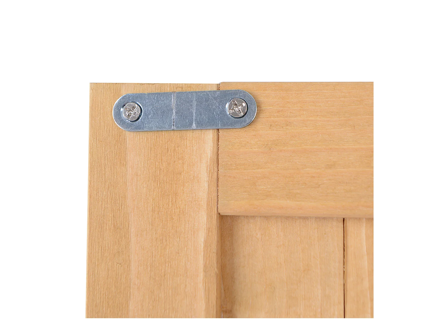 Casetta da giardino legno porta doppia mensole 127.5x50x164cm