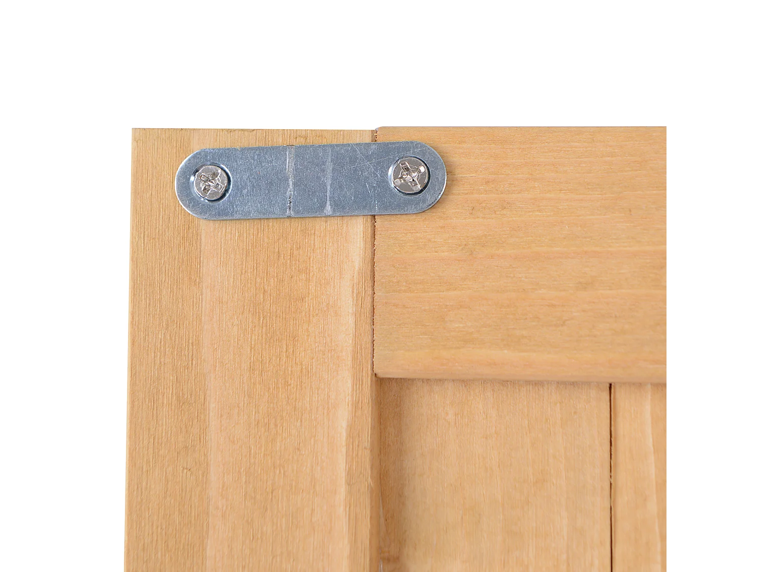 Casetta da giardino legno porta doppia mensole 127.5x50x164cm