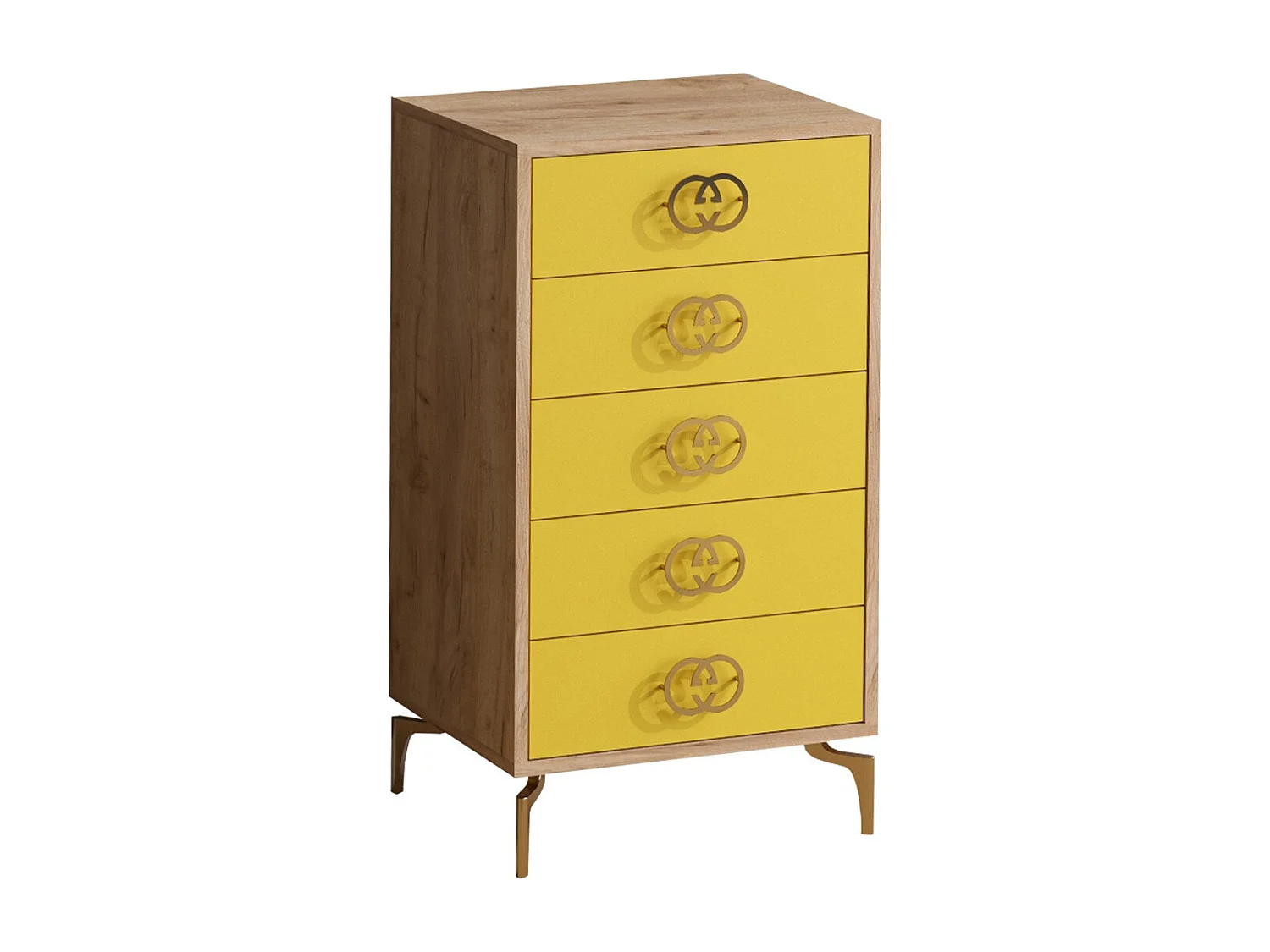 Sinfonier NİCE color roble Amarillo 50x40x103 cm