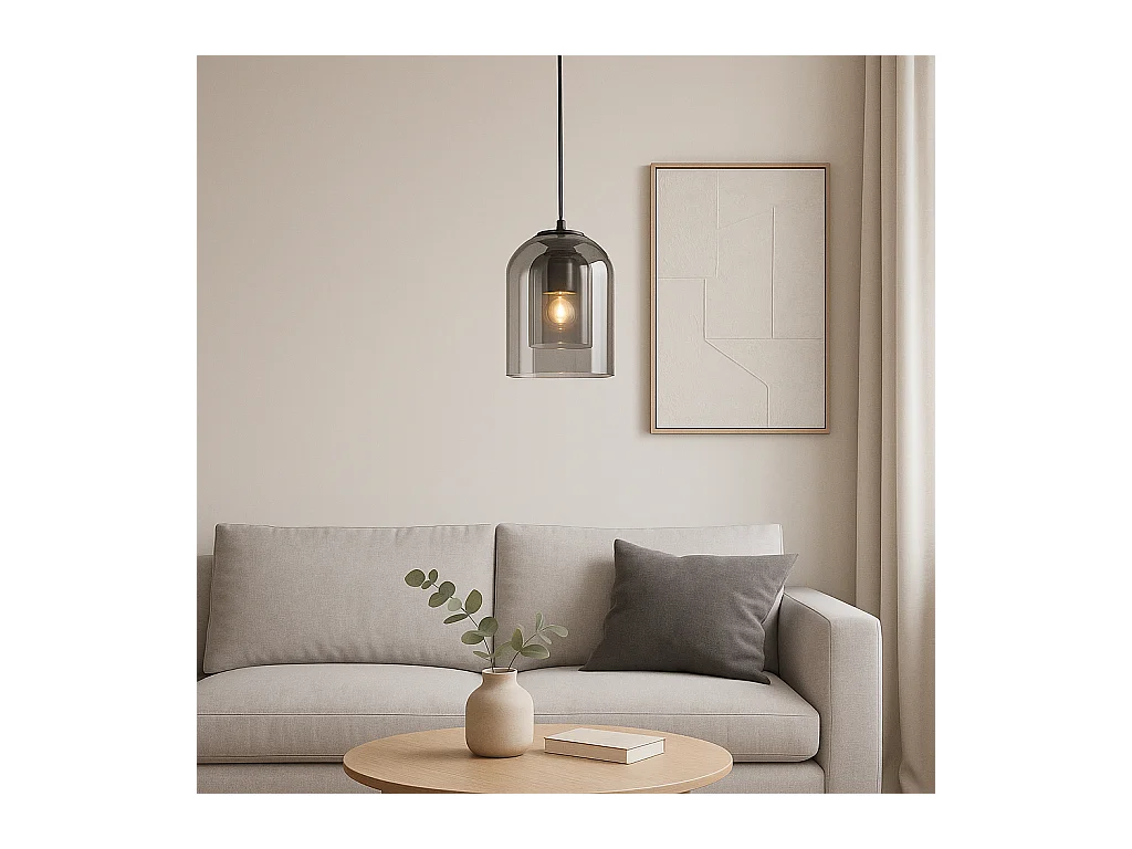 Lampe Suspendue Toolight APP1705-1CP Grey