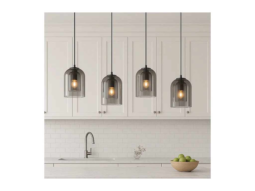 Lampe Suspendue Toolight APP1705-1CP Grey