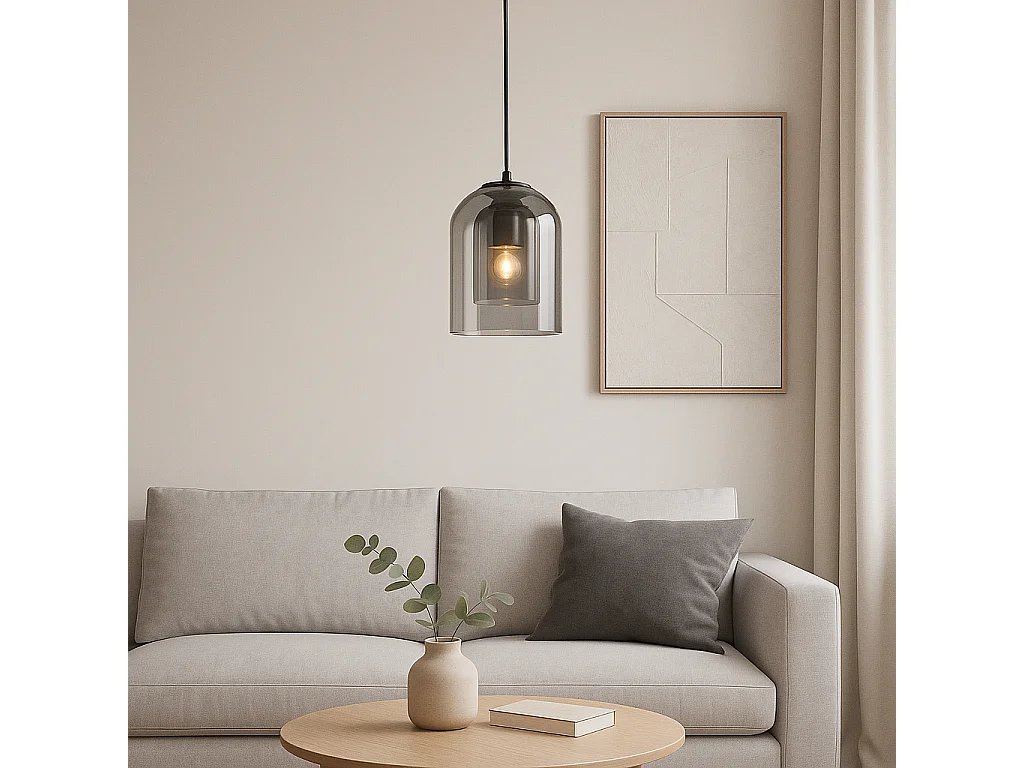 Lampe Suspendue Toolight APP1705-1CP Grey