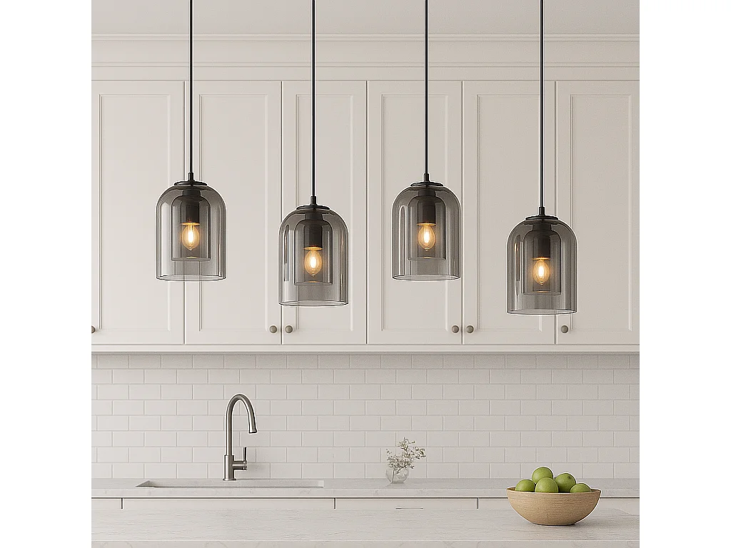 Lampe Suspendue Toolight APP1705-1CP Grey