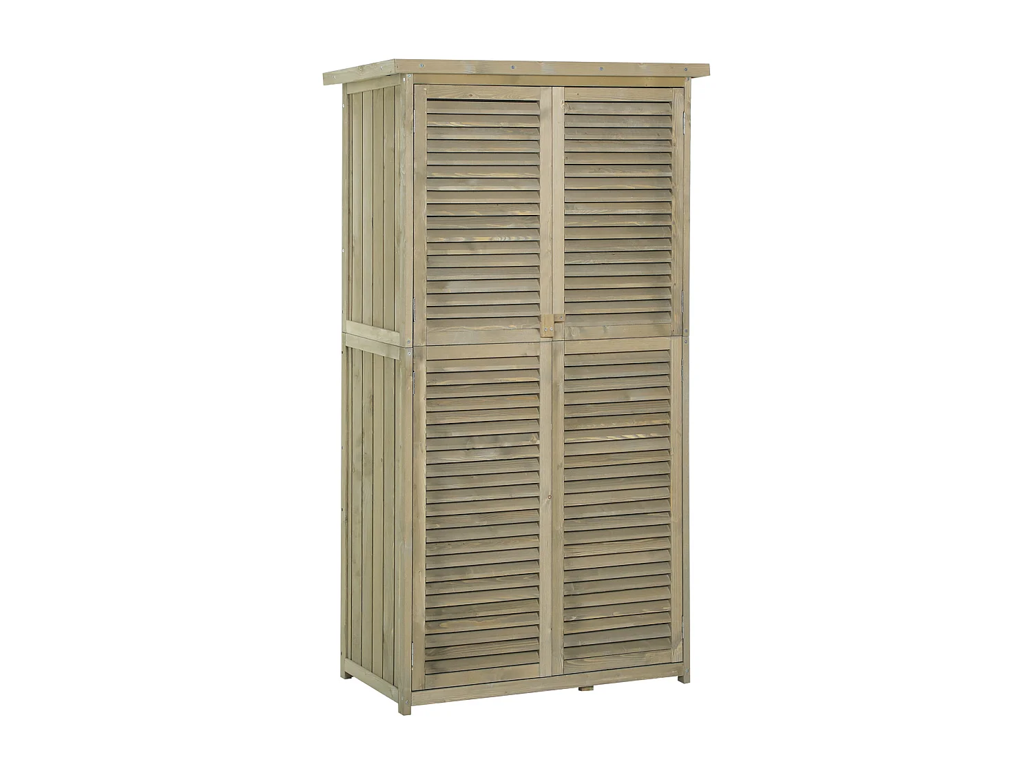 Casetta da giardino porta attrezzi impermeabile in legno di abete