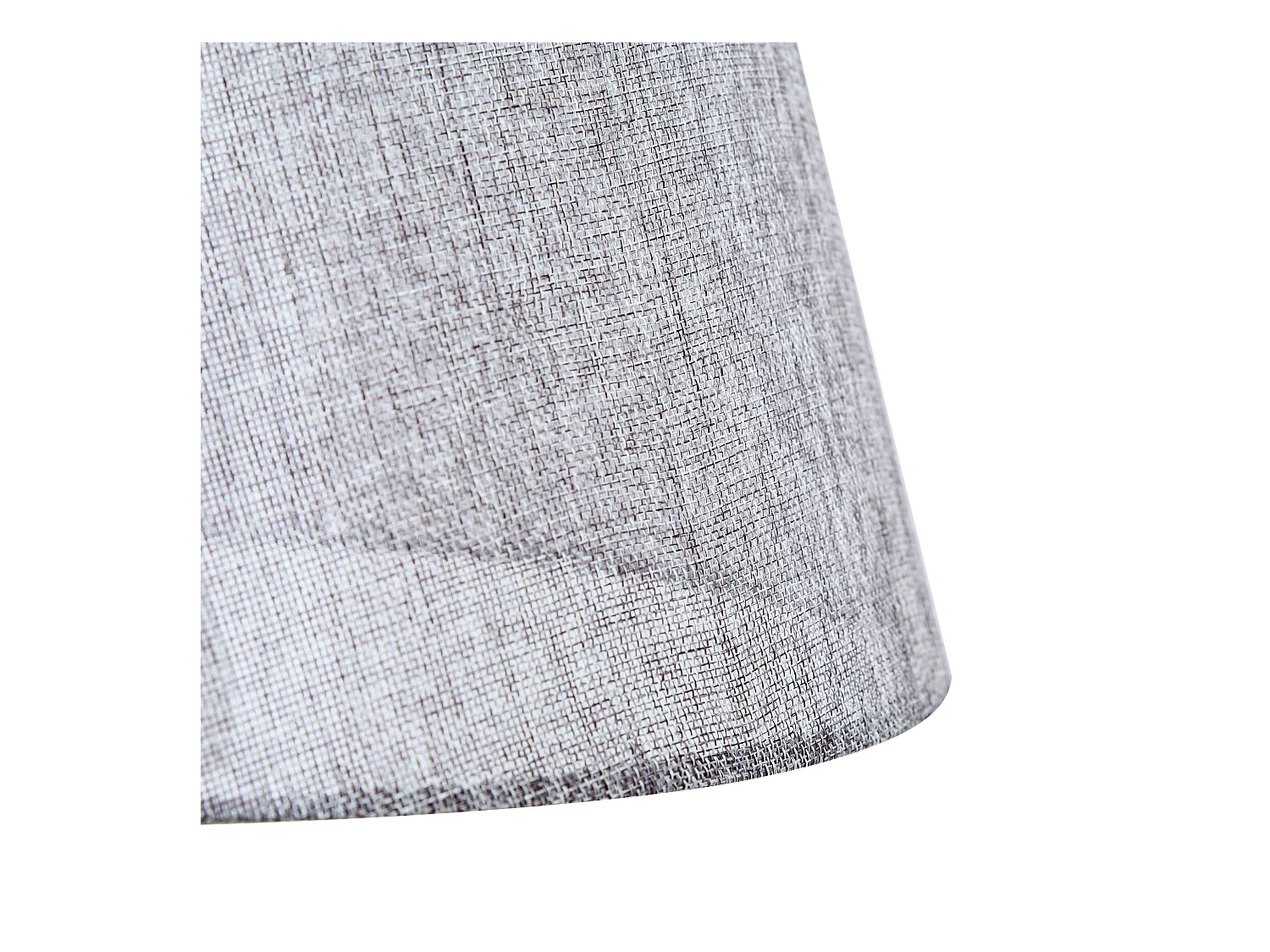 Lampada da terra con 3 ripiani in legno e tessuto grigio