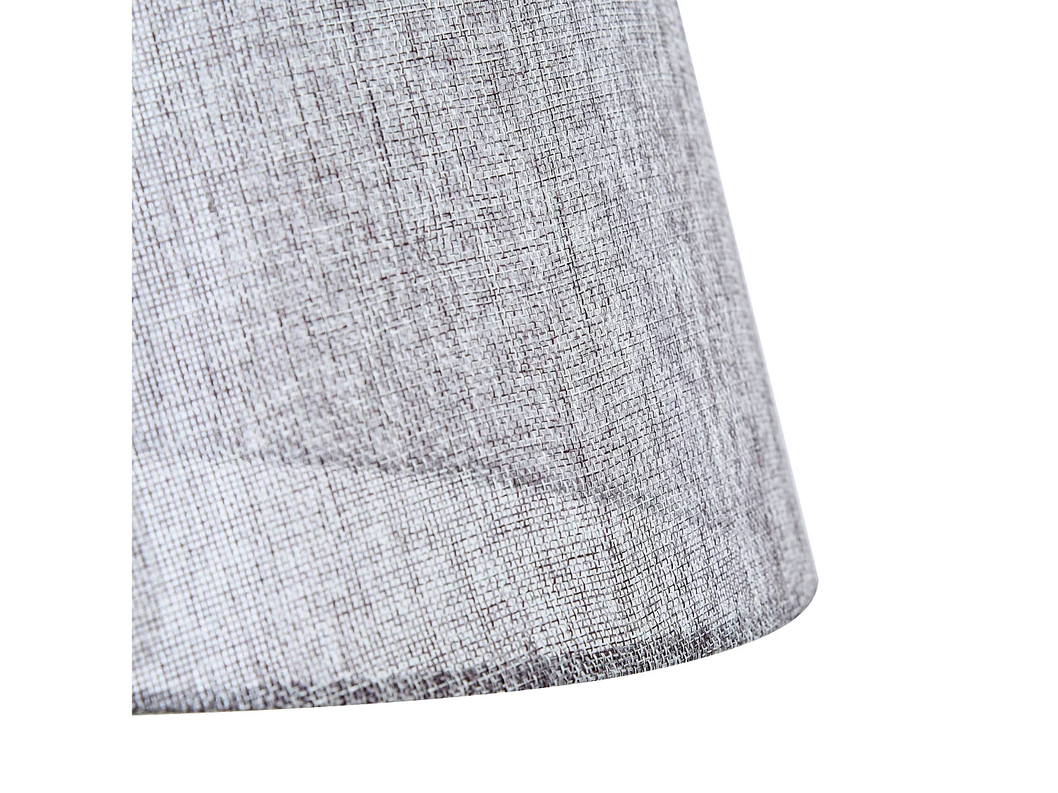 Lampada da terra con 3 ripiani in legno e tessuto grigio