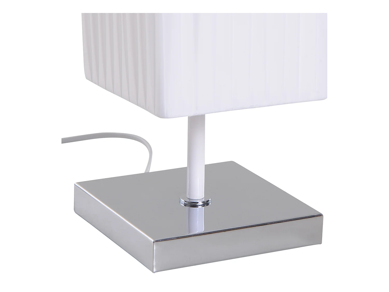 Lampada piantana da terra design moderna salotto tessuto bianco