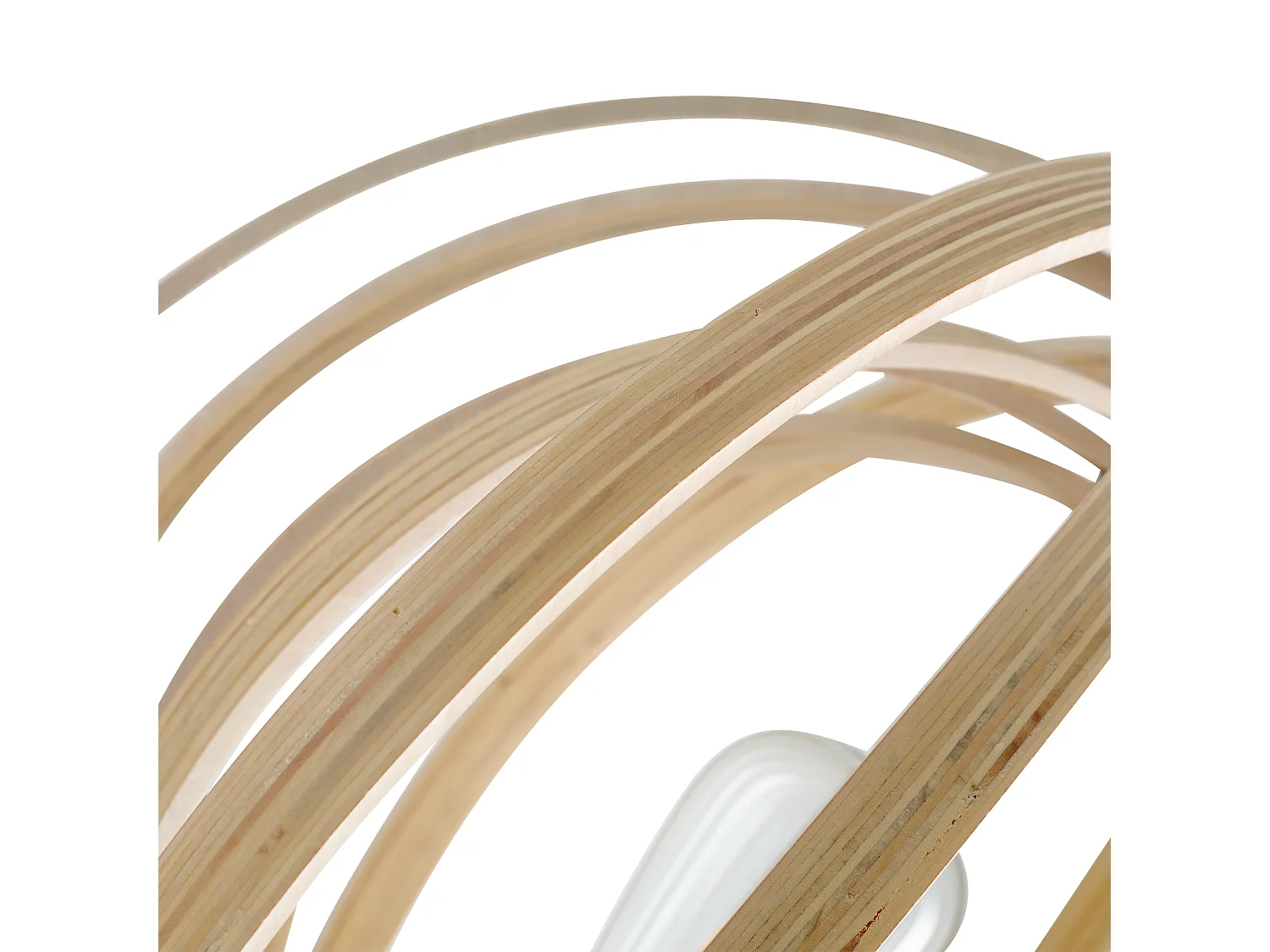 Lampada da terra con paralume regolabile per lampadine e27 in legno