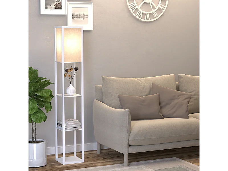 Lampada Moderna Potenza 40W Attacco E27 3 Mensole Integrate