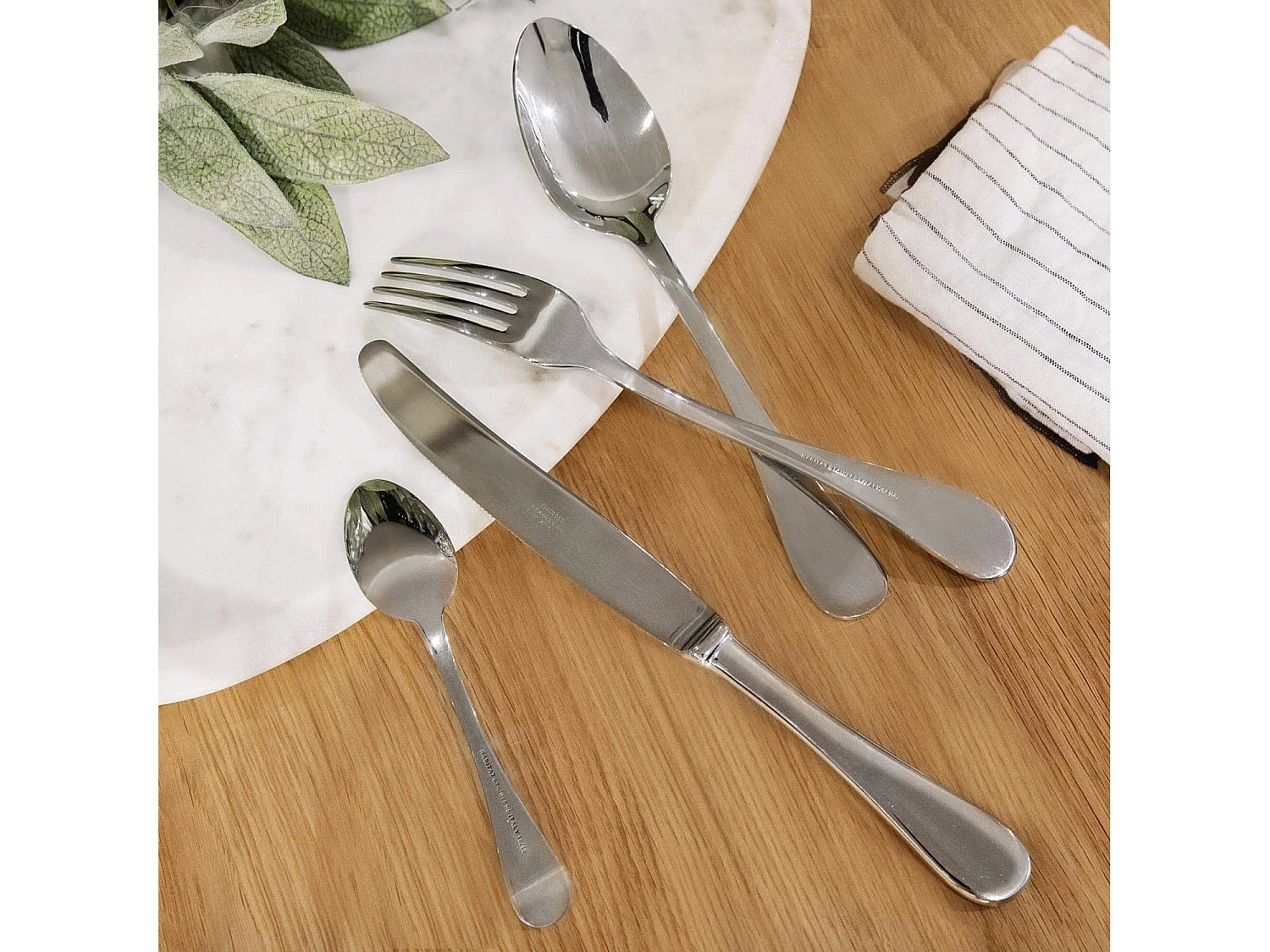 Habitat - Cuillère à soupe en acier inoxydable - Argenté - Brighton