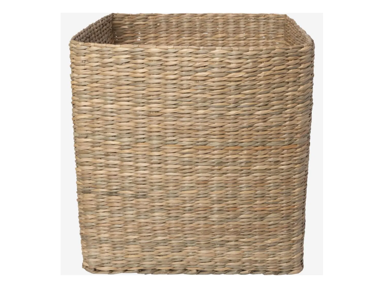 Habitat - Panier de rangement en jonc de mer - 25 x 25 cm - Naturel - Andor